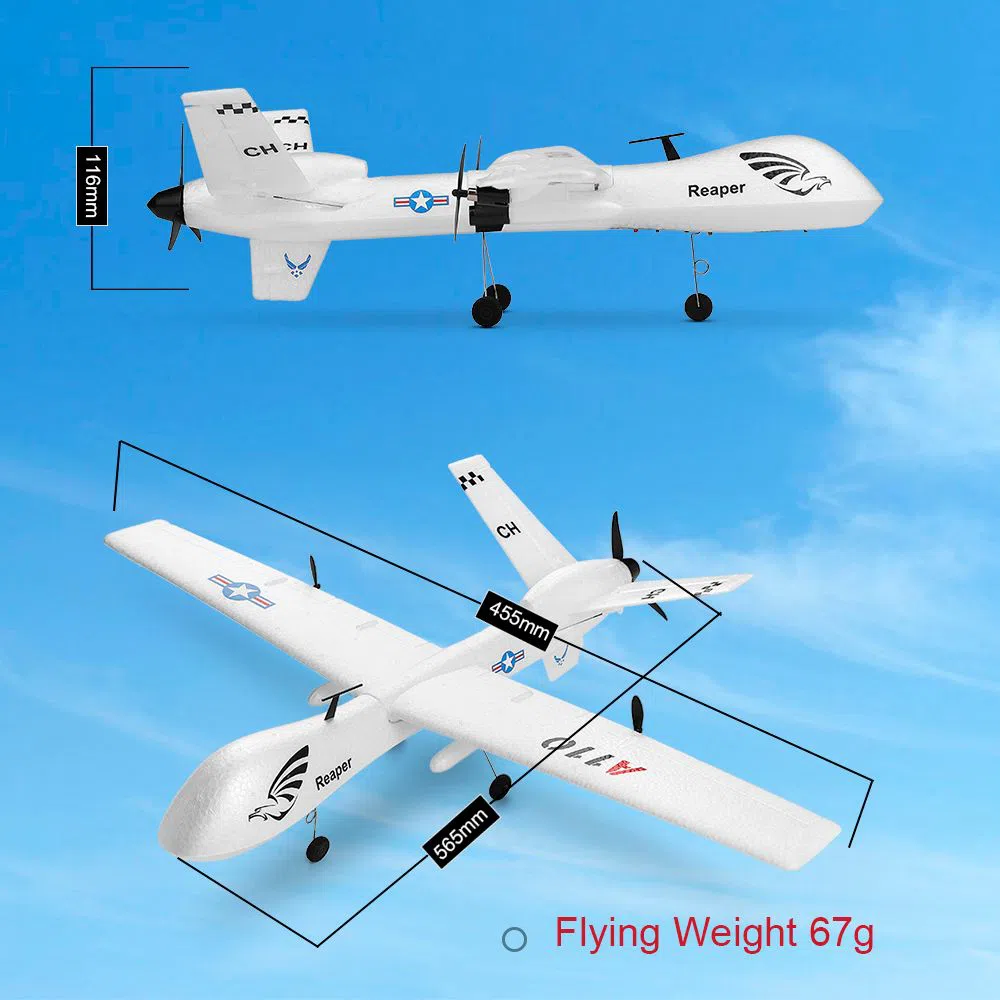 XK A110 3CH Glider Remote control Airplane