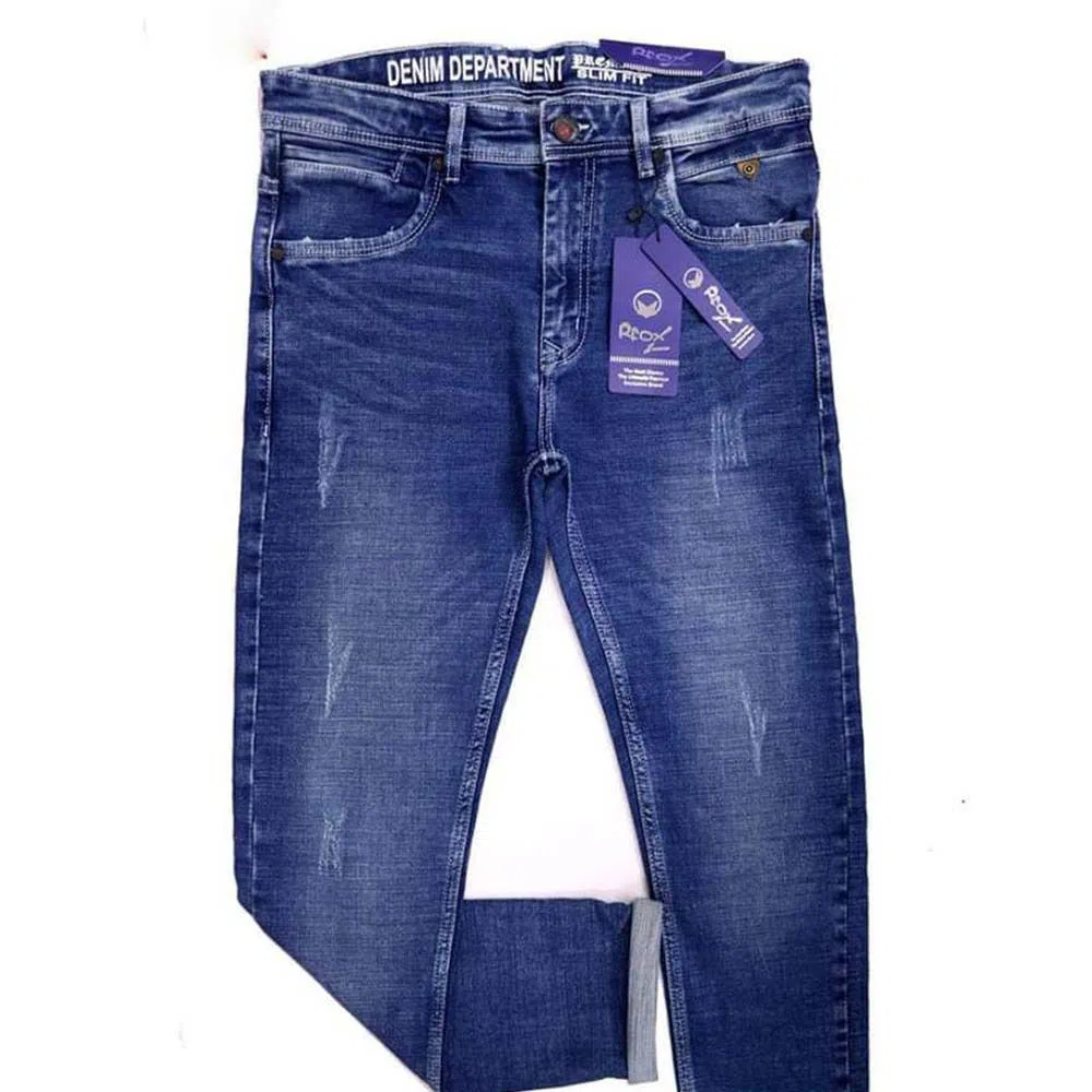 Scratched Jeans Pants for Men