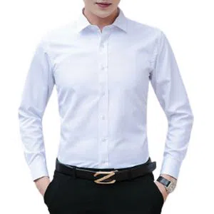 Full Sleeve Cotton Shirt For Men-white 