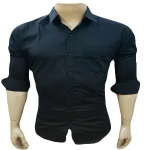 New fashion Long sleeve shirt for man Black
