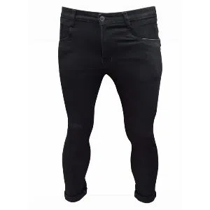 Gaberdine Cloth Fully Stretch Pant for Men Black