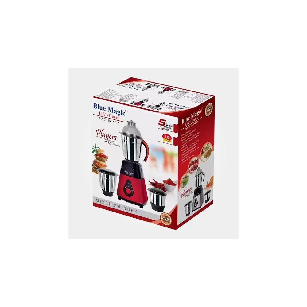 Blue Magic Mixer and Grinder-Red