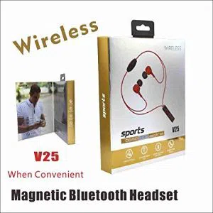 Wireless V25 Sports Earphones with Mic