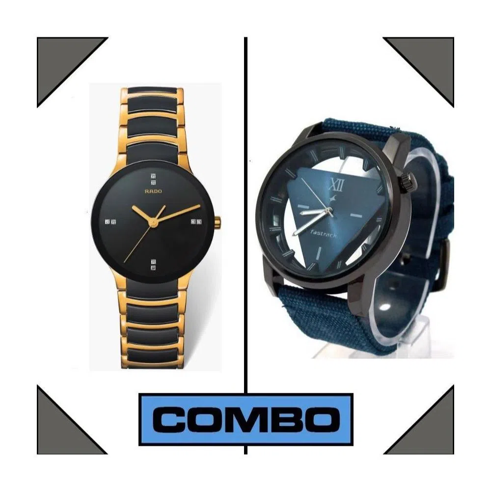 RADO  FASTRACK   2 Piece Combo Offer Wrist Watch 