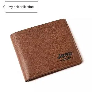 Jeep Brown Artificial Leather Wallet for Men   
