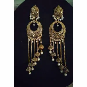 Earrings Jhumka Jewelry Ornaments-One Pair 