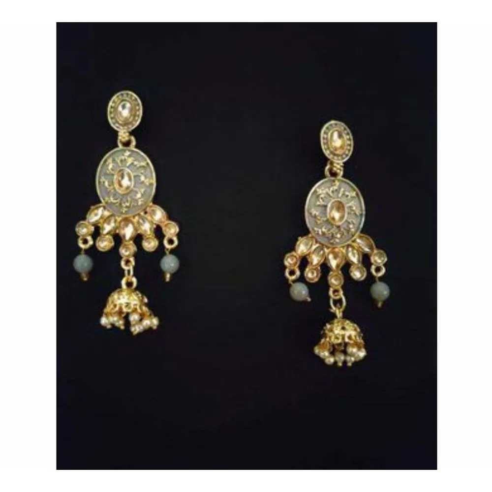 Earrings Jhumka Jewelry Ornaments - One Pair 