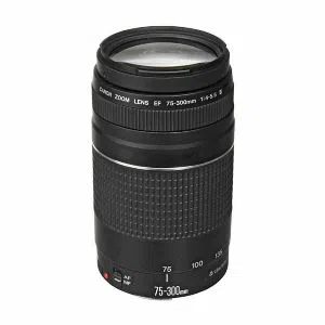 Canon 75-300mm F/4-5.6 III LENS - Black