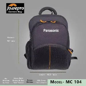 Panasonic Professional Video Camera Bag Model-104-Black