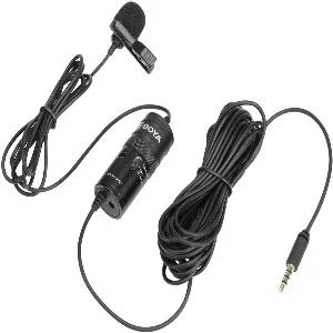 BOYA BY-M1 Pro Omni-Directional Microphone Lavalier Lapel Mic Clip-on Condenser Vlog Mic for Smartphone DSLR Camcorder Audio