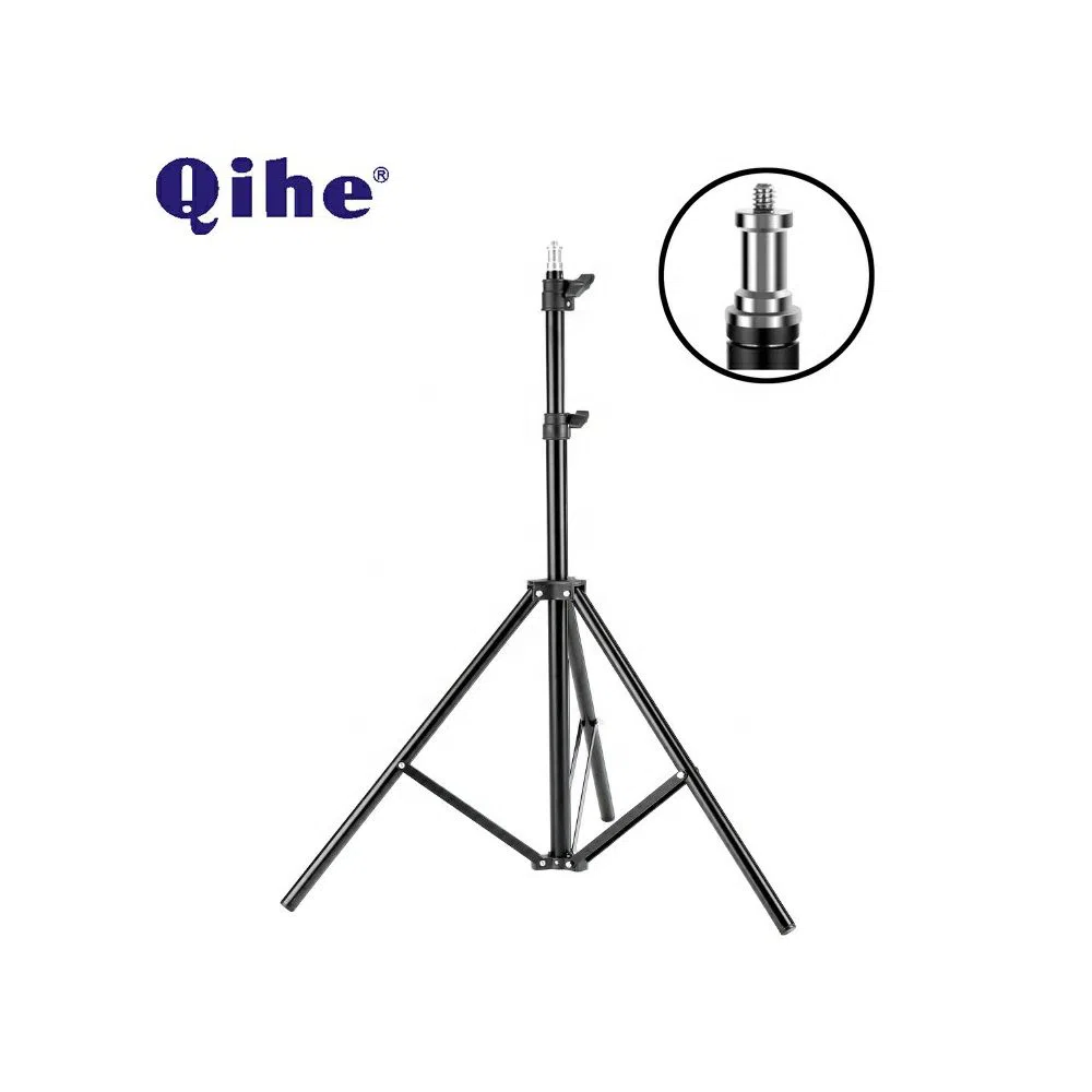 Qihe QH-J190T 1.9m Lighting Stand 190cm Studio Flash Tripod 190cm LED Light Stand