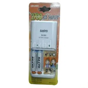 SANYO NC-MQN04 Rechargeable Battery Charger 2700mAh