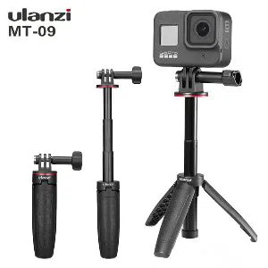 Ulanzi MT-09 Extend Go pro Vlog Tripod Mini Portable Tripod for Go pro Hero 8 7 6 5 Black Session Osmo Action Camera Accessories