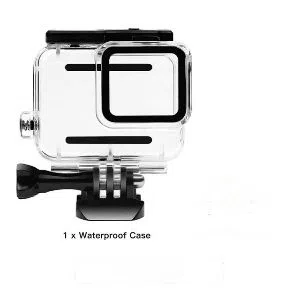 Waterproof Case Accessories Set Mount for GoPro Hero 8 Silver White Action Camera Housings for Go Pro Hero 8 Accessories