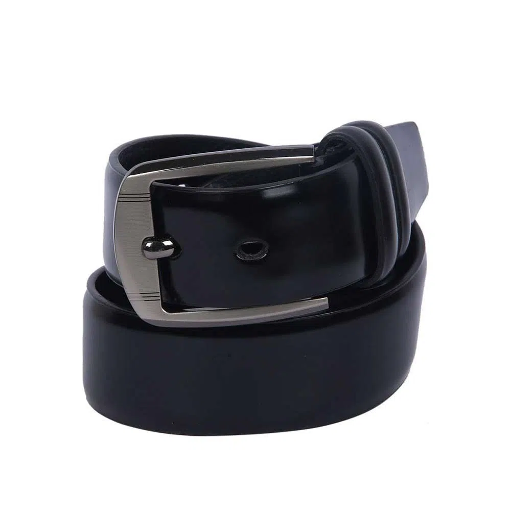 XINHENGPIJU Adjustable Smooth Buckle Artificial Leather Belts for Men