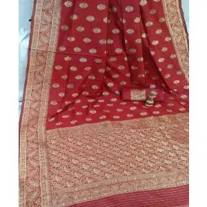 Indian Banarasi Silk Katan Saree