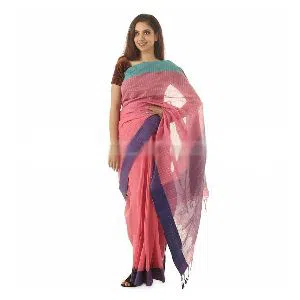 Mirpuri Multicolor  Cotton Saree for Women