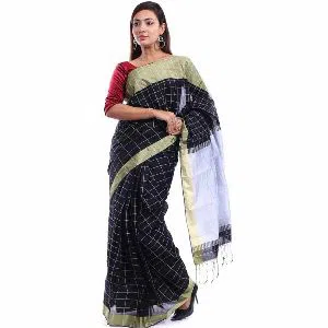 Dhupiyan Half Silk Katan Saree For Women 