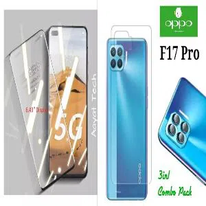 3 in 1 Combo For Huawei Nova 5t (Glass Protector, Camera Glass, Back Transparent poly)
