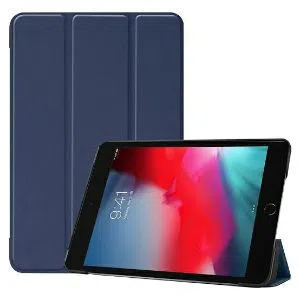 Apple iPad Mini 4th(2015) ,5th(2019)Generation 7.9" inch Smart Leather Case Flip Cover - Blue