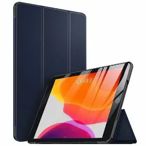 Generation Case, Slim Stand Hard Back Shell Protective Smart Cover Case for iPad 7th Gen 10.2 Inch 2019 (A2197 A2198 A2200) - Blue