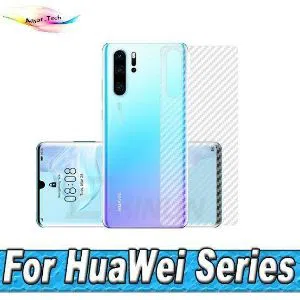 2 in 1 Combo For Huawei P30 Pro, Camera Glass, Back 3d Carbon Sticker