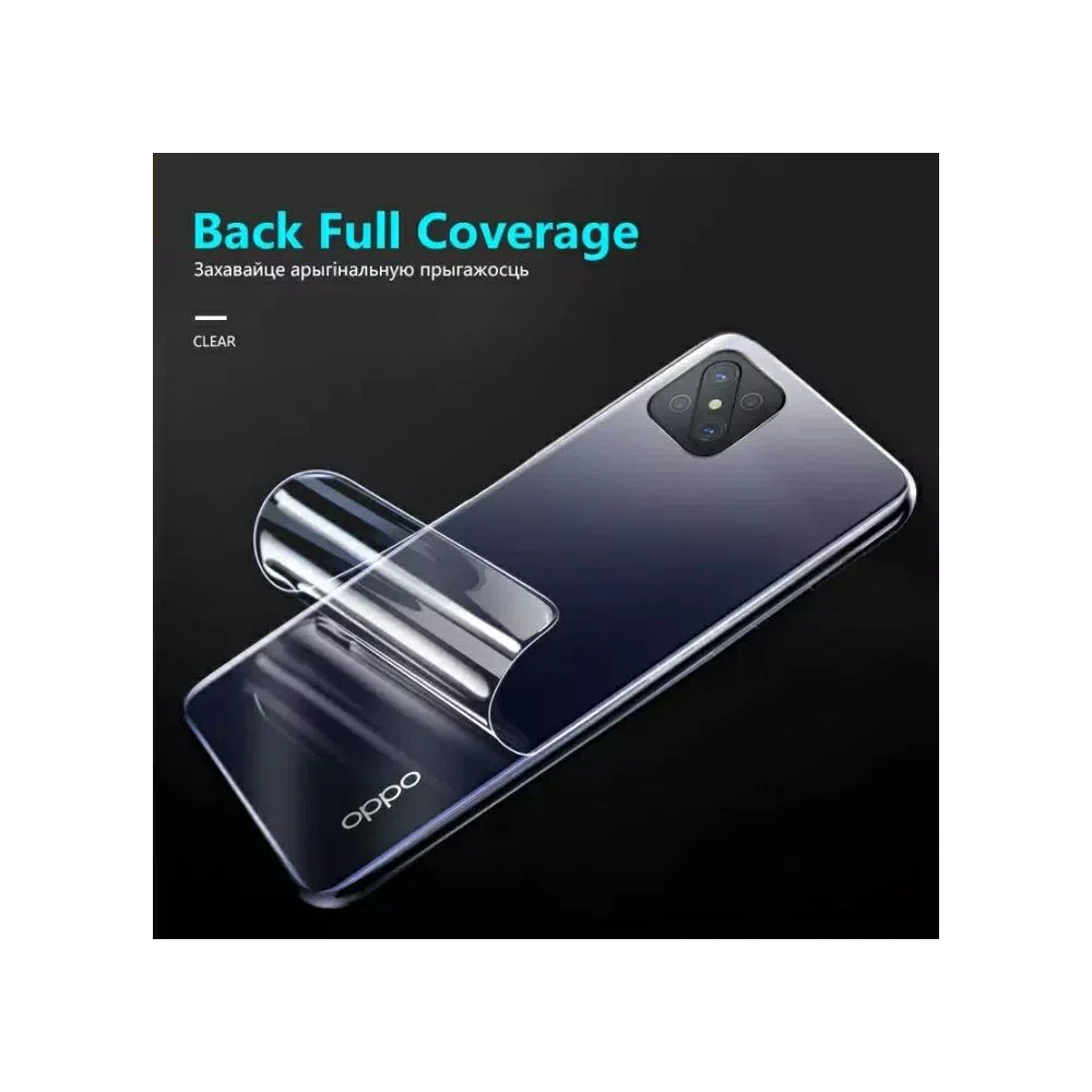 OPPO F17 Pro _ Back Clear Jelly Protector Back Film Protection Hydrogel Film-Transparent