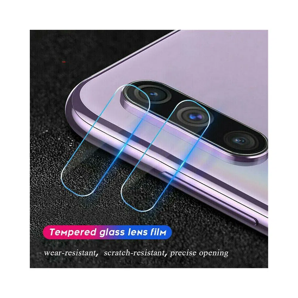 Samsung Galaxy A50 [NO PLASTIC] 100% Crystal Glass Tempered Lens Protector