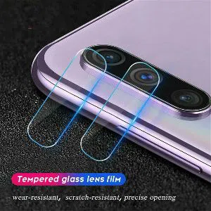 Samsung Galaxy A50 [NO PLASTIC] 100% Crystal Glass Tempered Lens Protector