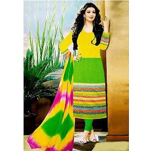 Unstitched Multicolor Cotton Salwar Kameez For women 