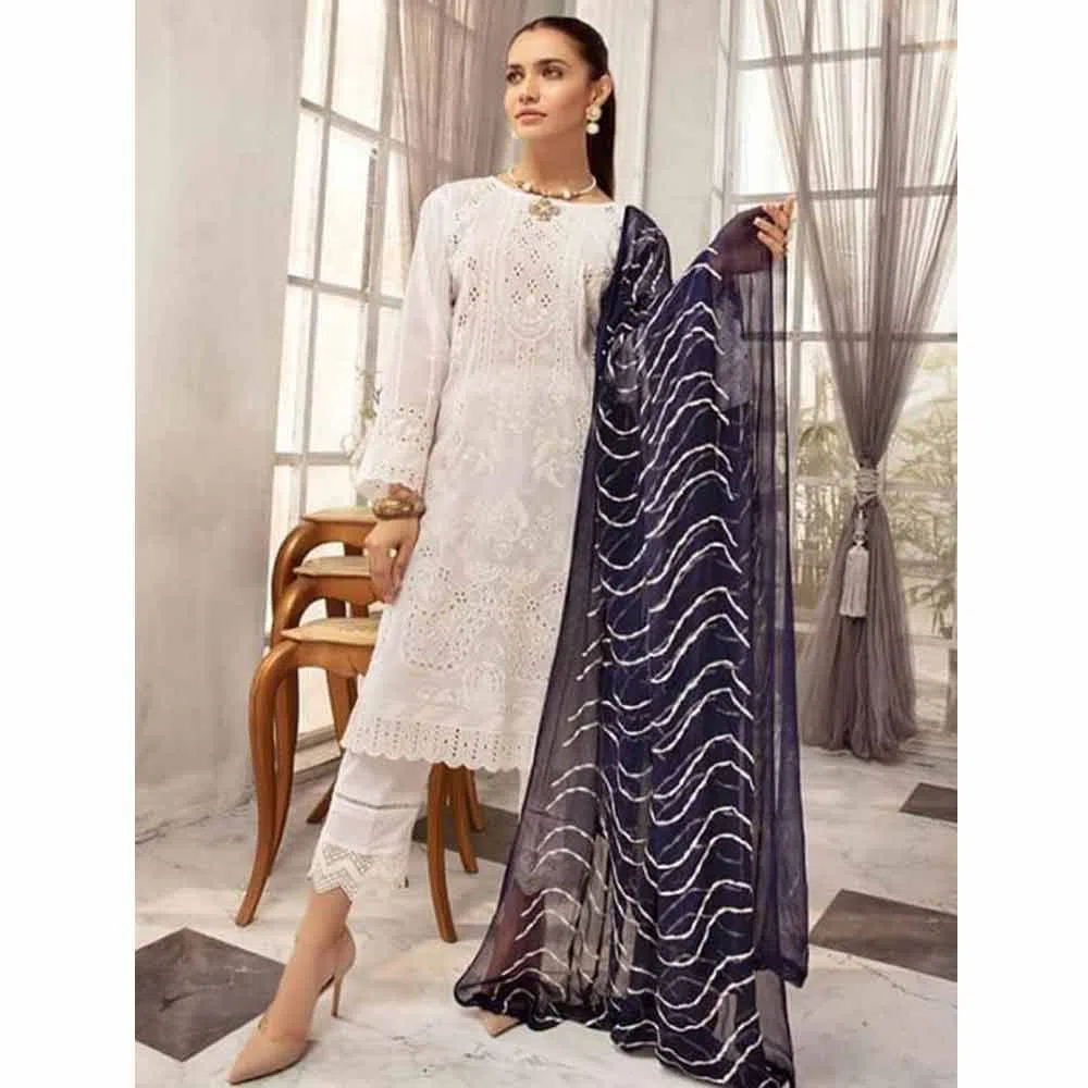 KHOOBSURAT ELEGANT SERIES Embroidered Lawn Unstitched Salwar Suit