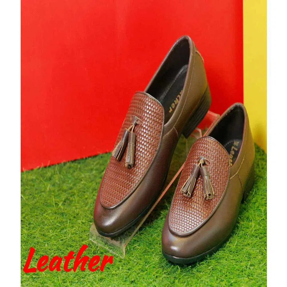 Leather Tassel Loafer