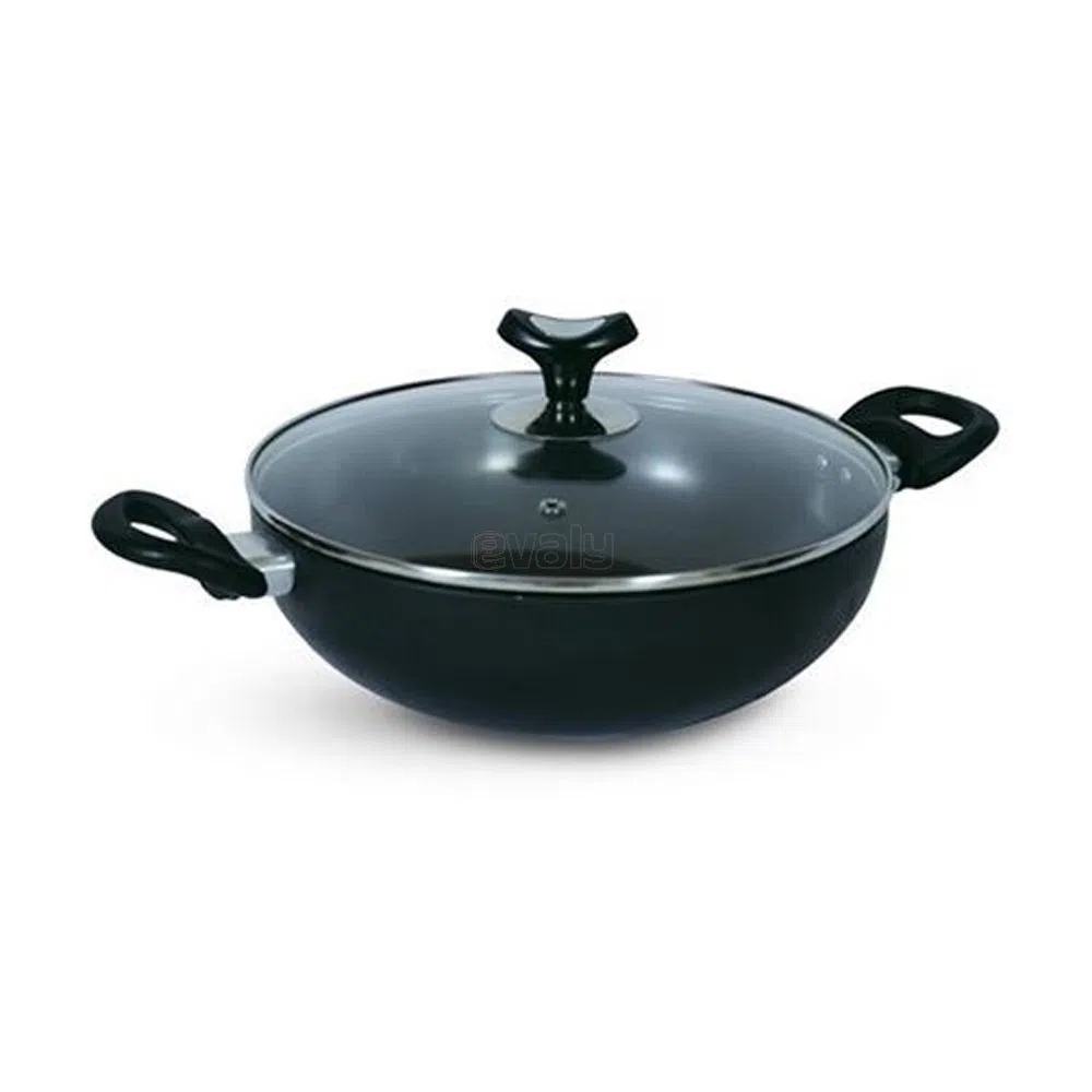 Topper Non stick karai with Lid - 26cm