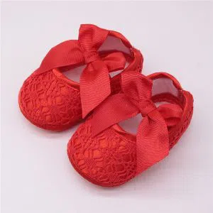 Baby girl shoe - Red Color (1 pair) - China