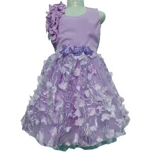 Baby girl barbie dress - Purple