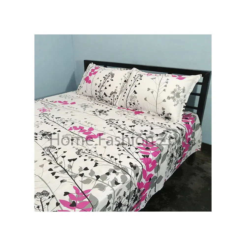 Cotton Bed Sheet With Pillow Cover-golapi 