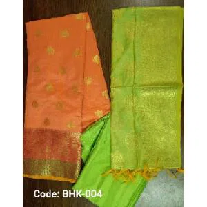 Indian Handloom Katan 4Pcs for Women (BHK-004)