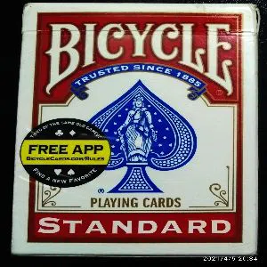 Bicycle Standard Index Playing Cards Red