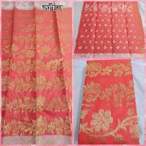 Tissue Jamdani Saree (Without Blouse Piece)