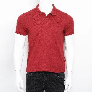 One Point Red Polo T-Shirt