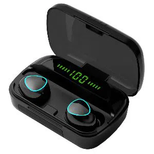 M10 BT Wireless Bluetooth V5.1 Headphone Mini Earphone Stereo Sport Earbuds Touch Key LED Display Water Assistaint Headset