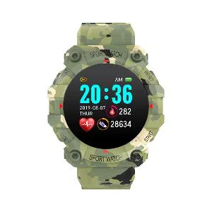 FD68 Bluetooth Smart Watch-Green/Army