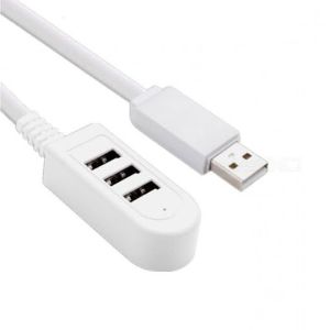 3 USB Extension Cord 1.2m Splitter for Laptop PC Computer Cable Data Charger Phone Hub 3A Adapter
