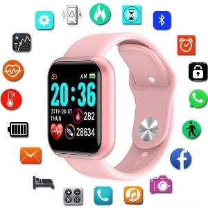 Y68 Pro Feature App Control Colorful Smart Watch - Smart Watch
