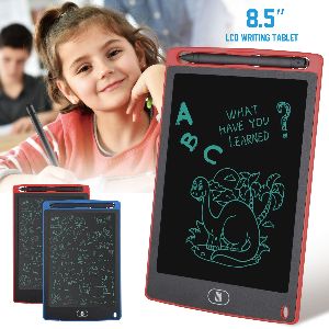 LCD Writing Tablet 8.5 inch Digital Drawing Electronic Handwriting Pad Message Graphics Board For Kids Writing Board Lock key - 1 piece