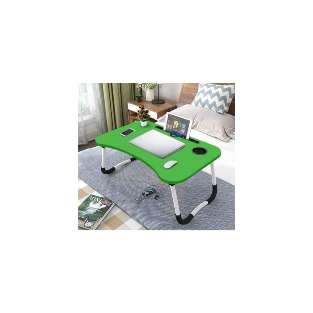 Foldable Laptop Table Bed Fordable for Computer Study Table - Green