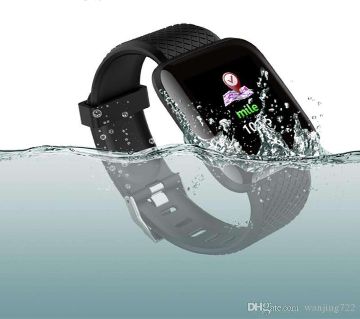 116 Plus স্মার্ট ওয়াচ রিস্টব্যান্ড Heart Rate Watch Waterproof Smartwatch Android All Compatible