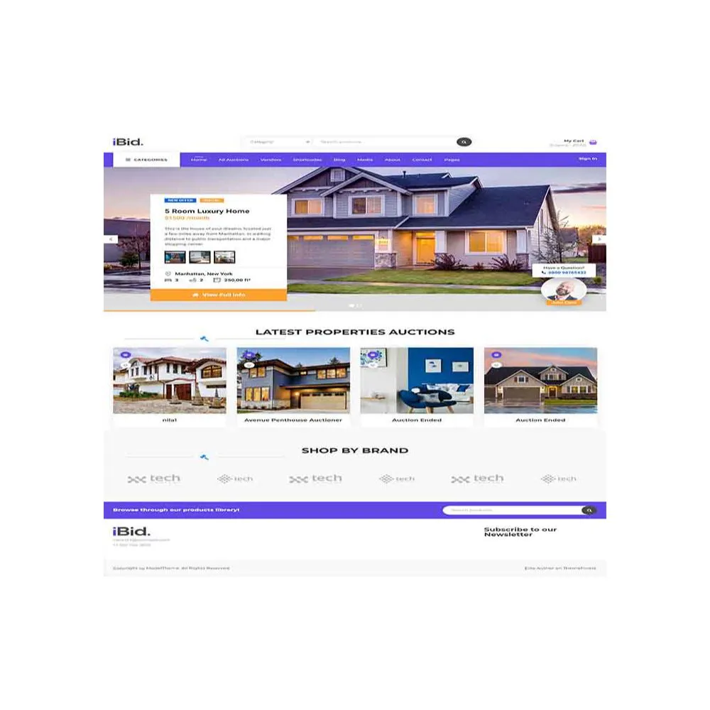 Ready #Real estate Website Design