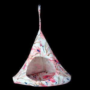 Pet Hammock Cat Puppy Rabbit Sleeping Hanging Swing Tent, Color: Printed White
