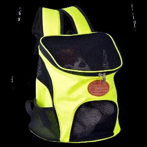 Pet Carrier Bag Pet Travel Outdoor Carry Cat Dog and Rabbit Backpack    , Fluorescent Yellow